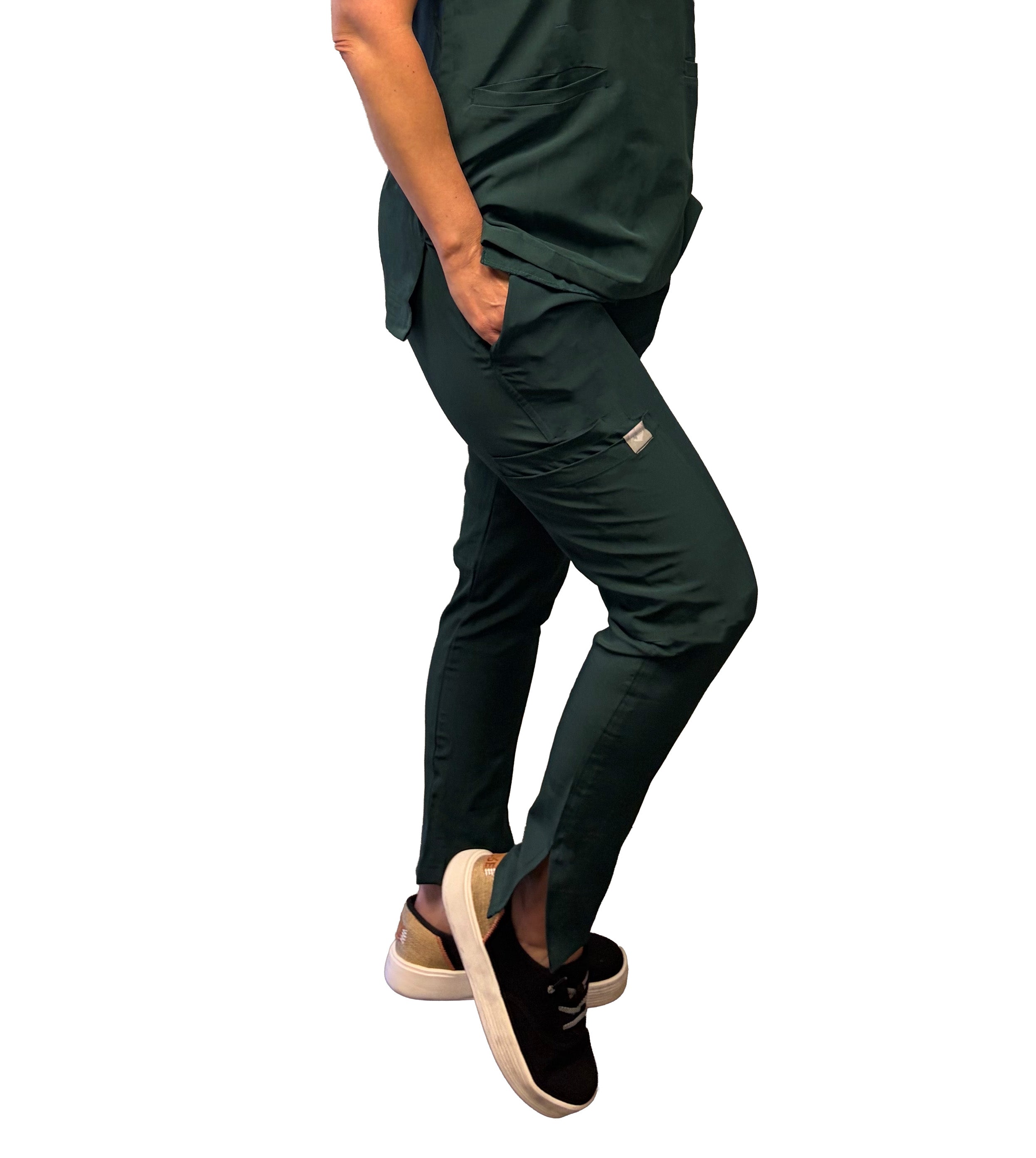 Wear Care Cargo Straight Leg Scrub Pants